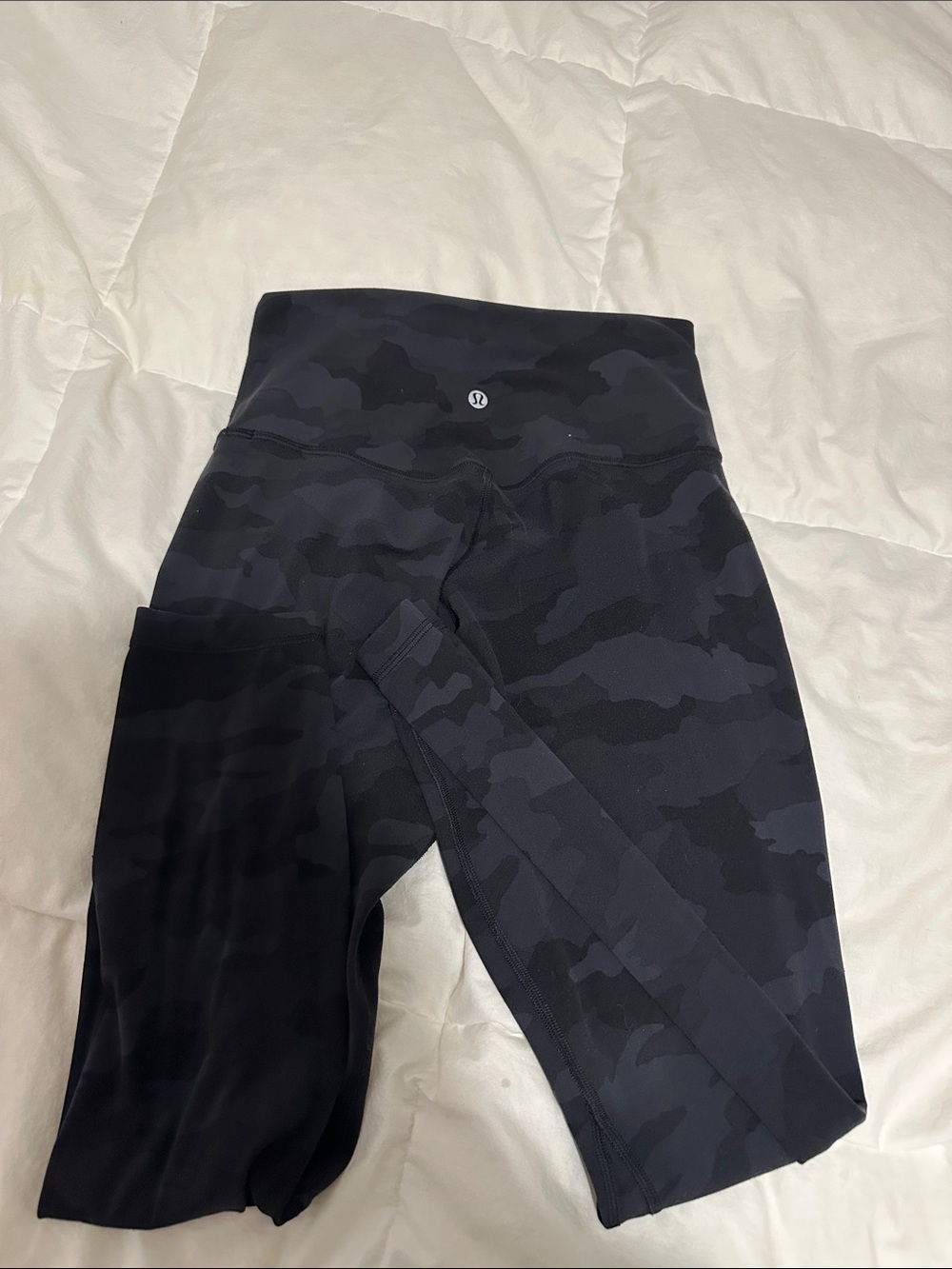 lululemon athletica Kids' Black Camo High-Rise Leggings